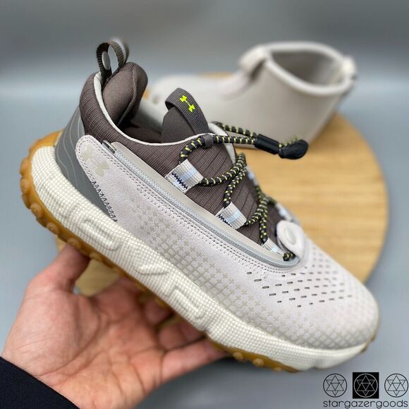 Under Armour Shoes Mens 8 WMNS 9.5 Summit Fat Tire Trail Running Beige 3024921 - Picture 1 of 14